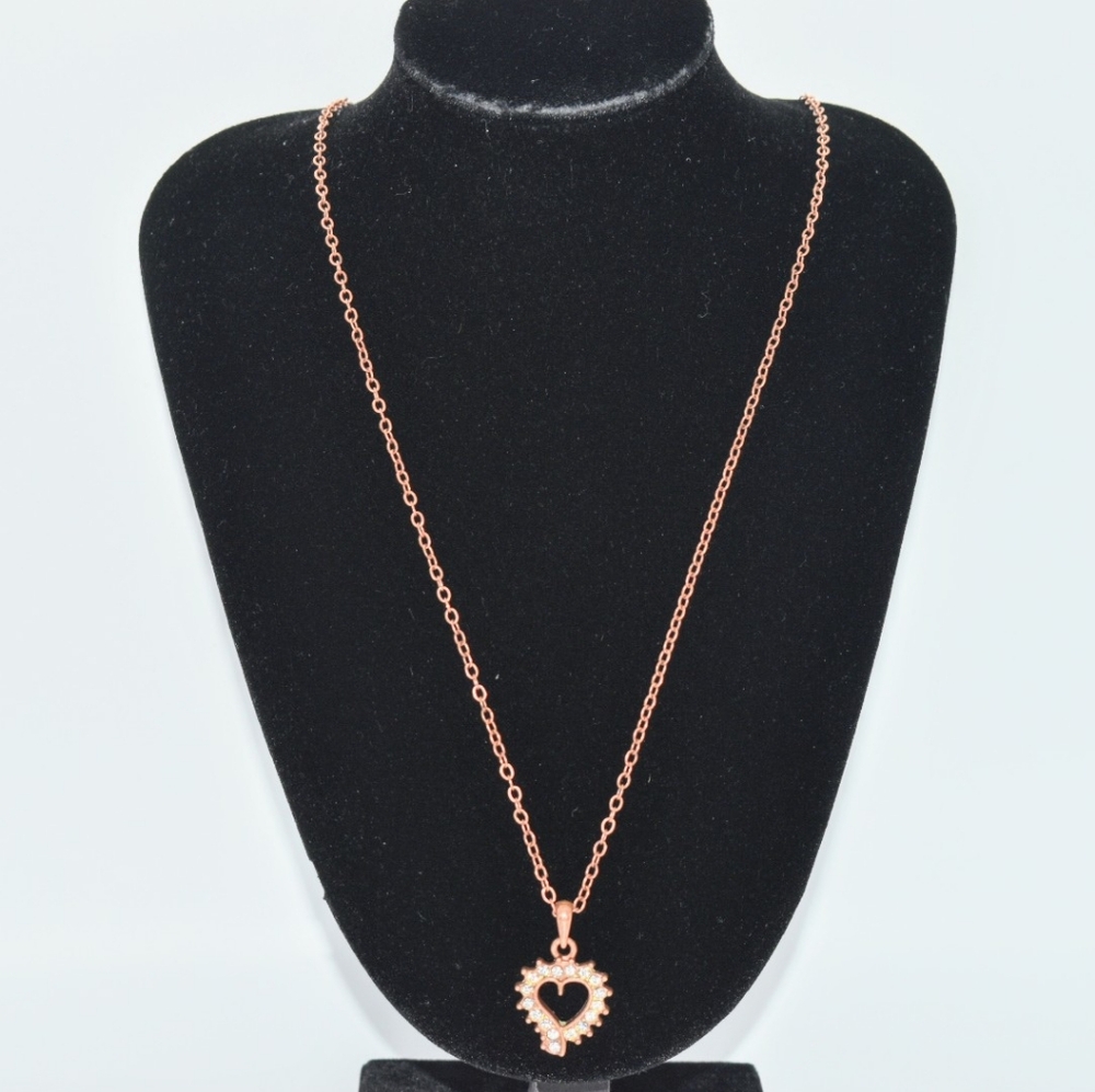 Heart Rose Gold Chain Necklace